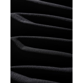 Women'S Plus Size Opa Claus Christmas Greek-Themed Santa Hat & Tree Graphic T-Shirt - Short Sleeve Casual Round Neck Holiday Party Top with Greek Lettering, All-Season Fit for Greek Orthodox Christmas Celebrations & Casual Attire - Festive Red & Gre