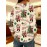 Women'S Vintage Christmas Cardigan - Santa Claus & Reindeer Print Sweater Coat, Loose Fit Long Sleeve Button Front Closure