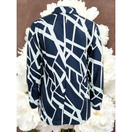 Women's Lightweight Blazer Suit Jacket - Short Office Blazer with Open Front & Single-Breasted, Loose Fit Long Sleeve Coat for Professional Work Attire, Blazer Suit (Machine Washable, All-Season) - OL Suit Essential for Spring/Fall