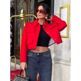 Women'S Oversized Blazer Jacket - Elegant Office to Party Blazer, Structured Fit Long Sleeve Blazer for Women, Chic Blazer for Women, Blazer for Women