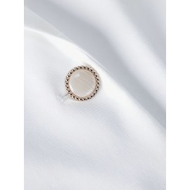 Women'S Lightweight Blazer - Elegant H-Silhouette Office Jacket, Non-Stretch Fabric, Three-Quarter Sleeve Blazer for Women, Professional & Casual Outfits (Spring/Fall/Summer) - Easy-Care Business Coat, Spring Summer Wear, Lace Trim Detailing, Fall Wardrobe, Breathable Material, Working Women