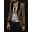 Elegant Double-Breasted Blazer Jacket - Button Front Closure, Loose Fit Collar Coat, Machine Washable Solid Color for all-Season Professional & Casual Wear (HW915)